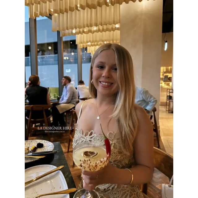 Arcina Ori Kendra Dress - 6 / Gold - Dresses