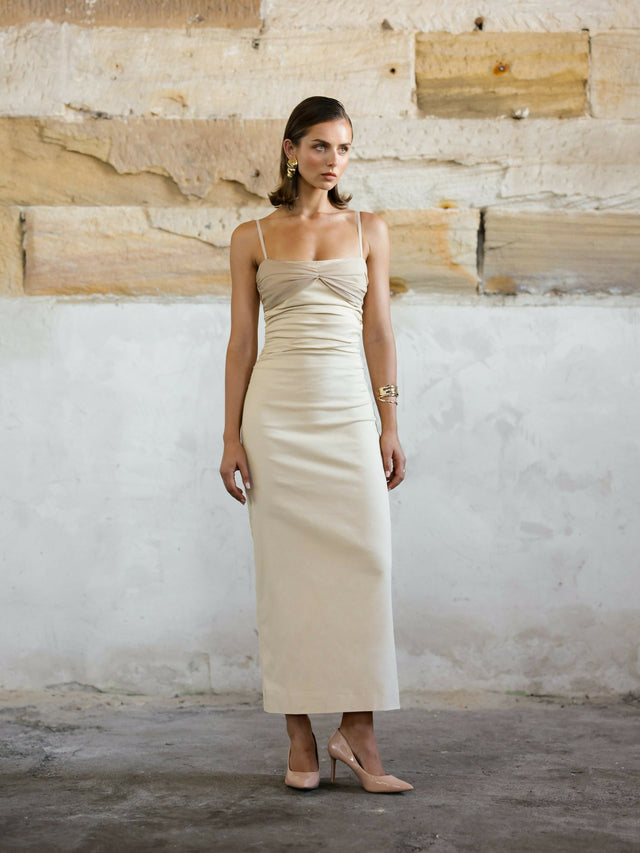 Arcina Ori Kinsley Dress Stone - 6 / Nude - Dresses