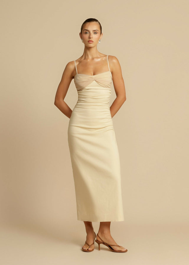 Arcina Ori Kinsley Dress Stone - 6 / Nude - Dresses