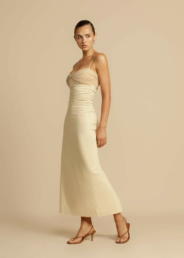 Arcina Ori Kinsley Dress Stone Size 8 - 8 / Nude - Dresses