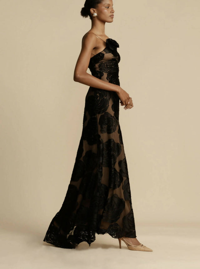 Arcina Ori Marcella Maxi Dress - 8 / Black - Dresses