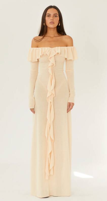 Arcina Ori Mila Dress - 6 / Beige - Dresses