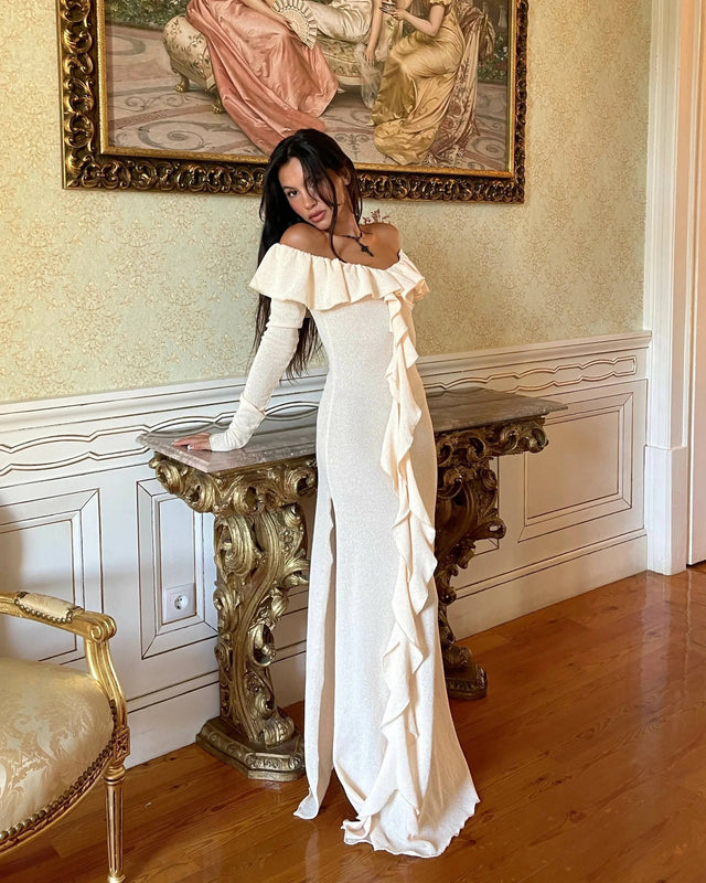 Arcina Ori Mila Dress Size 8 - 8 / Cream - Dresses