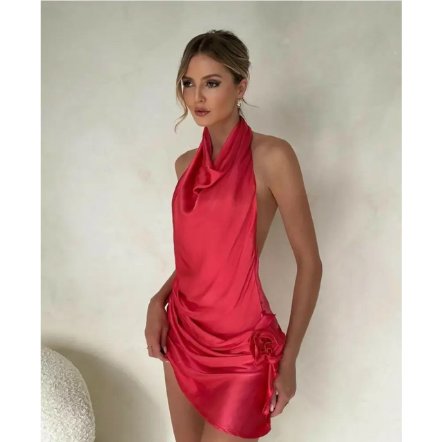 Arcina Ori Rosa Dress - 8 / Red - Dresses