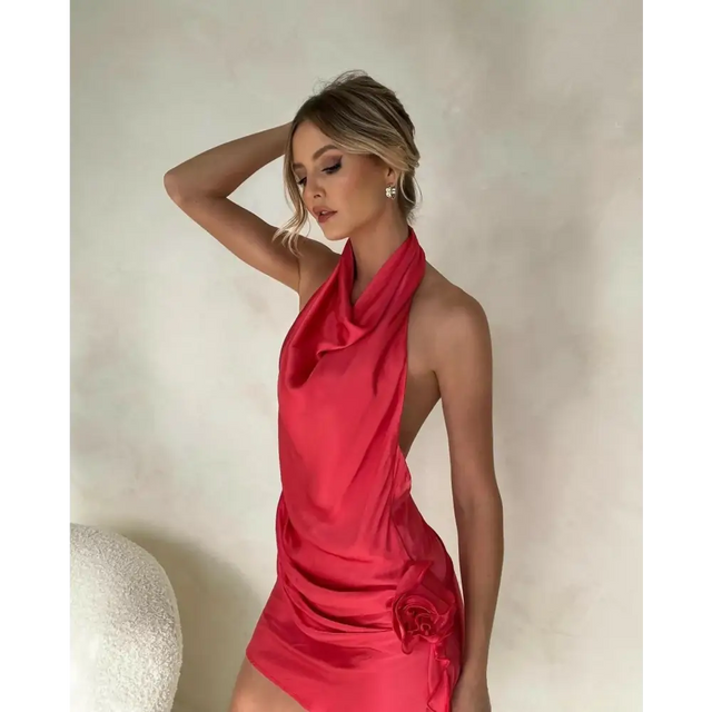 Arcina Ori Rosa Dress - 8 / Red - Dresses