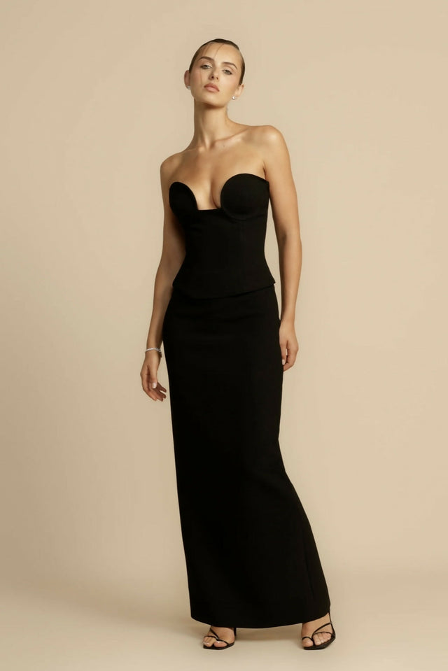 Arcina Ori Sloan Skirt and Frida Bustier Set - 8 / Black - Outfit Sets