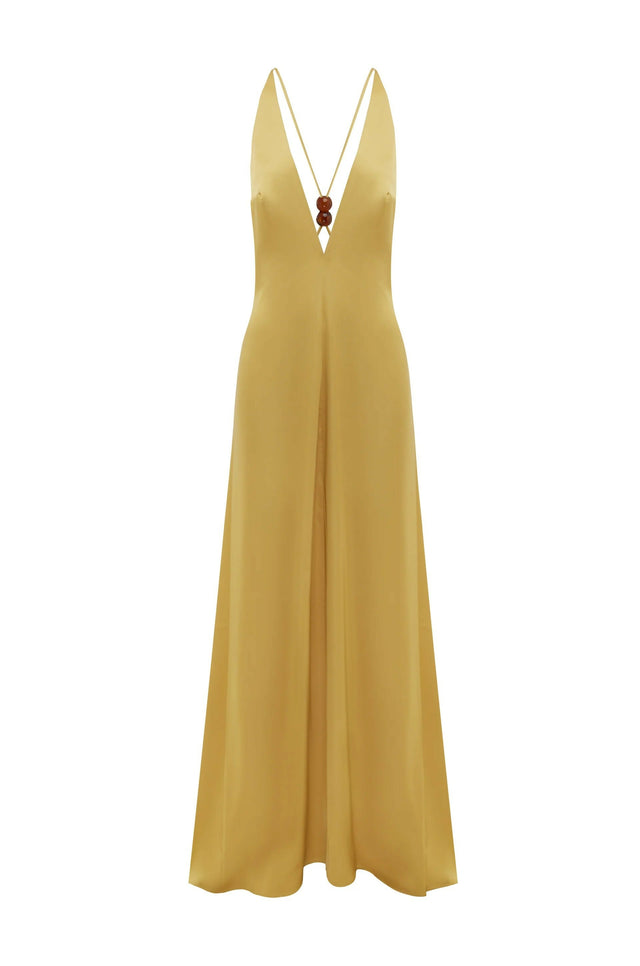 Arcina Ori Soleil Dress Yellow Size 10 - 10 / Yellow - Dresses