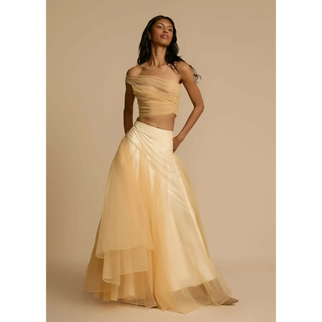 Arcina Ori Violetta Skirt - 6 / Yellow - Skirts