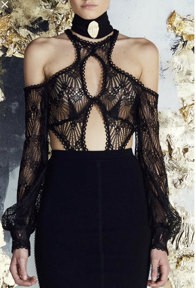 Asilio Slip Stream Bodysuits - 8 / Black - Bodysuits