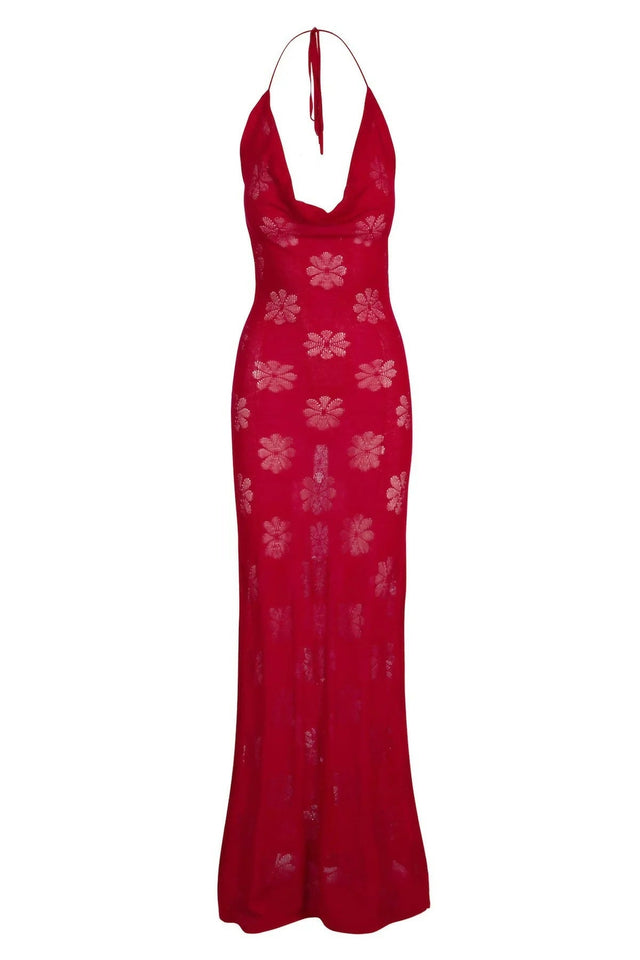 Asta Resort Klara Dress in Rosa Red - 6 / Red - Dresses