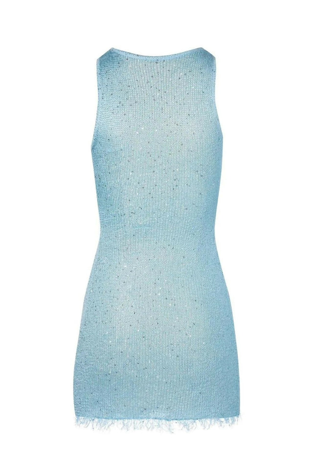 ASTA Resort Natalia Mini Dress - 8 / Blue - Dresses