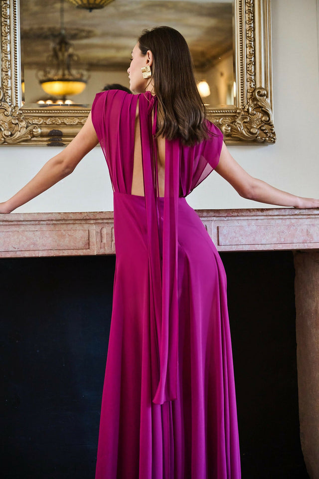 Calia Collection Gia Maxi Dress Fuchsia