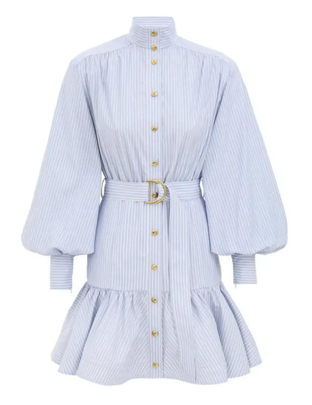 Zimmermann Stripe Utility Mini Dress