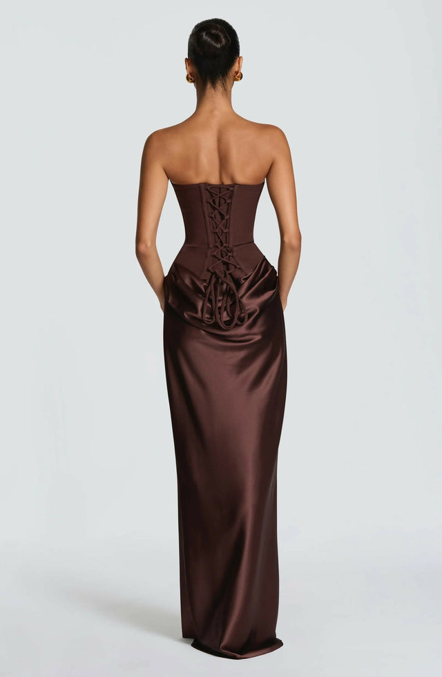 BabyBoo Maggie Maxi Dress Brown - Dresses