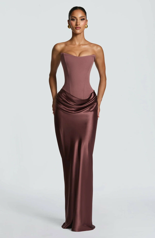 BabyBoo Maggie Maxi Dress Dusty Rose - Dresses
