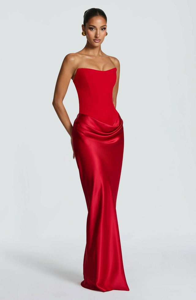 BabyBoo Maggie Maxi Dress Red - Dresses