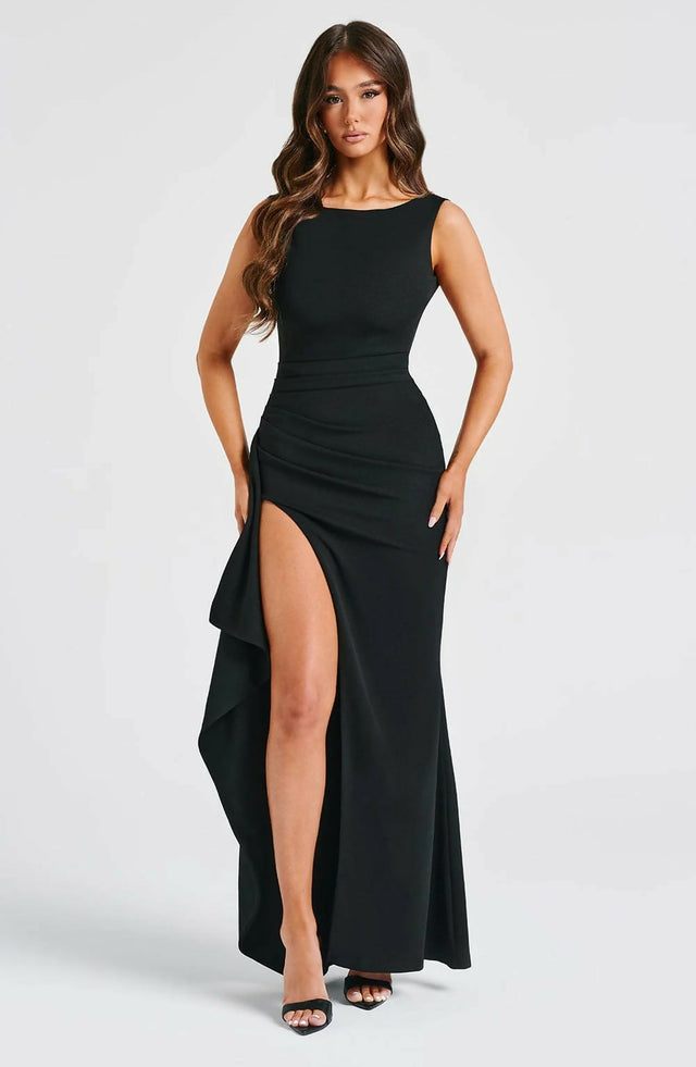 Babyboo Pandora Maxi Dress - 8 / Black - Dresses