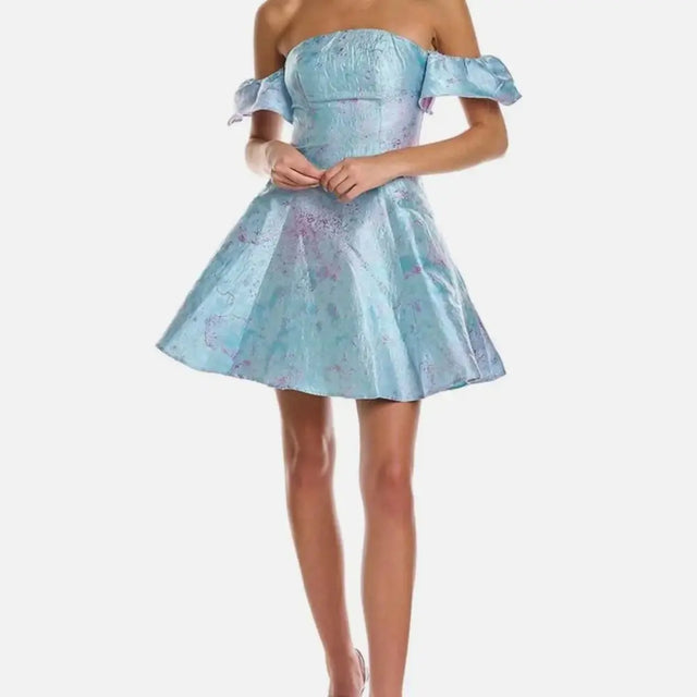 Bariano Hawke Off Shoulder Mini - 6 / Multi - Dresses