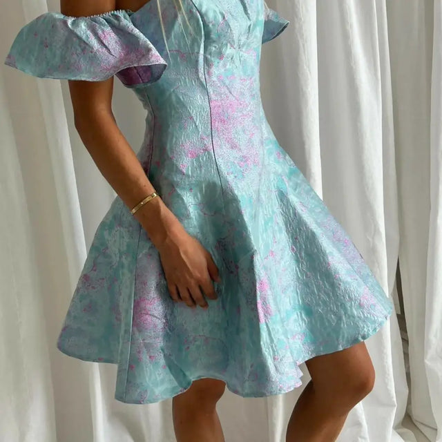 Bariano Hawke Off Shoulder Mini - 6 / Multi - Dresses