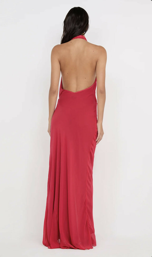Bec and Bridge Soneva Wrap Dress in Strawberry Sizes 6 8 10 - Dresses
