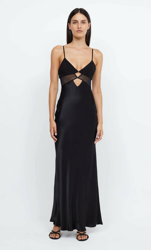 Bec & Bridge Ashton Cut out Maxi Dress - 8 / Black - Dresses