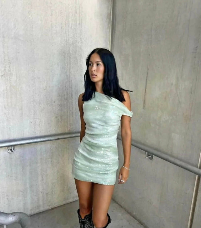 Bec & Bridge Brydie Asym Mini Dress Size 6 8 10 - Dresses