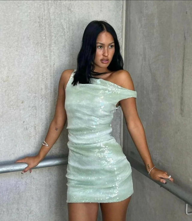 Bec & Bridge Brydie Asym Mini Dress Size 6 8 10 - Dresses