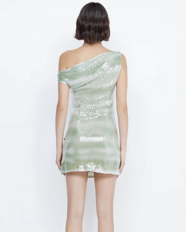 Bec & Bridge Brydie Asymmetrical Mini Dress - 8 / Blue - Dresses