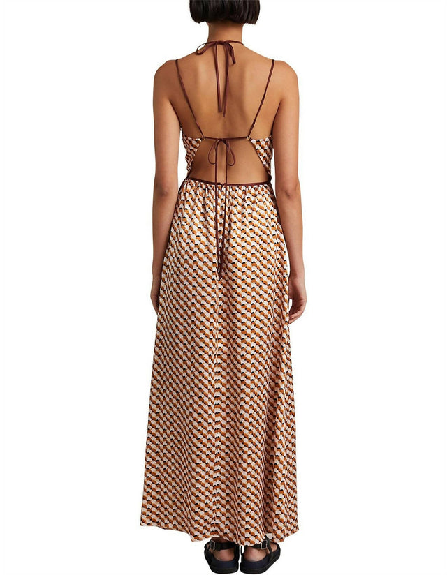 Bec & Bridge Casablanca Silk Maxi Dress - 8 / Multi - Dresses