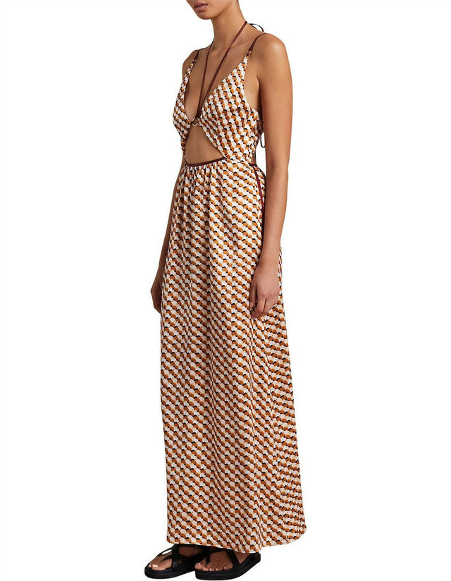 Bec & Bridge Casablanca Silk Maxi Dress - 8 / Multi - Dresses