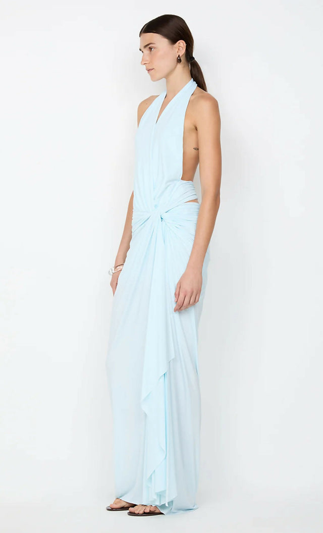 Bec & Bridge Clementine Twist Dress Arctic Blue - Dresses