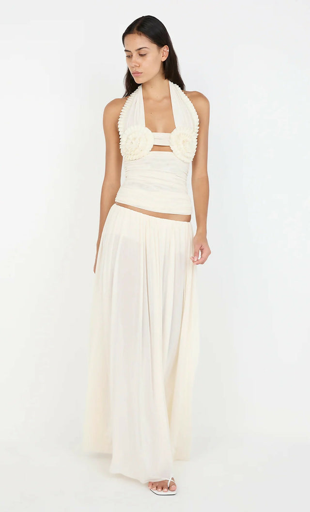 Bec + Bridge Dante Spiral Top & Skirt - 6 / White - Outfit Sets
