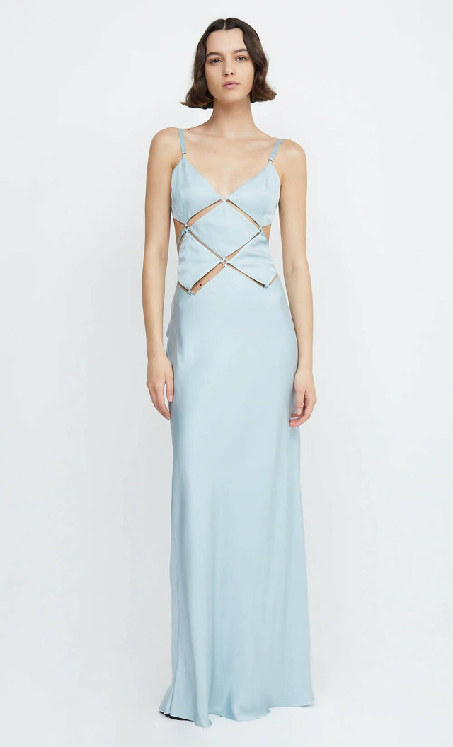 Bec & Bridge Diamond Days Crop and Maxi Skirt Set - 8 / Blue - Outfit Sets