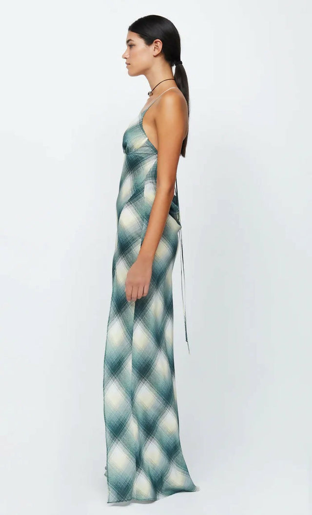 Bec & Bridge Edie Split Maxi Dress in Teal - 8 / Teal - Dresses