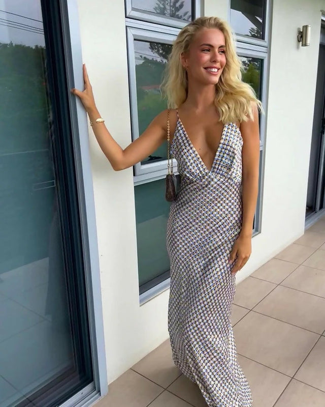 Bec & Bridge Frankie V Dress - 6 / Print - Dresses