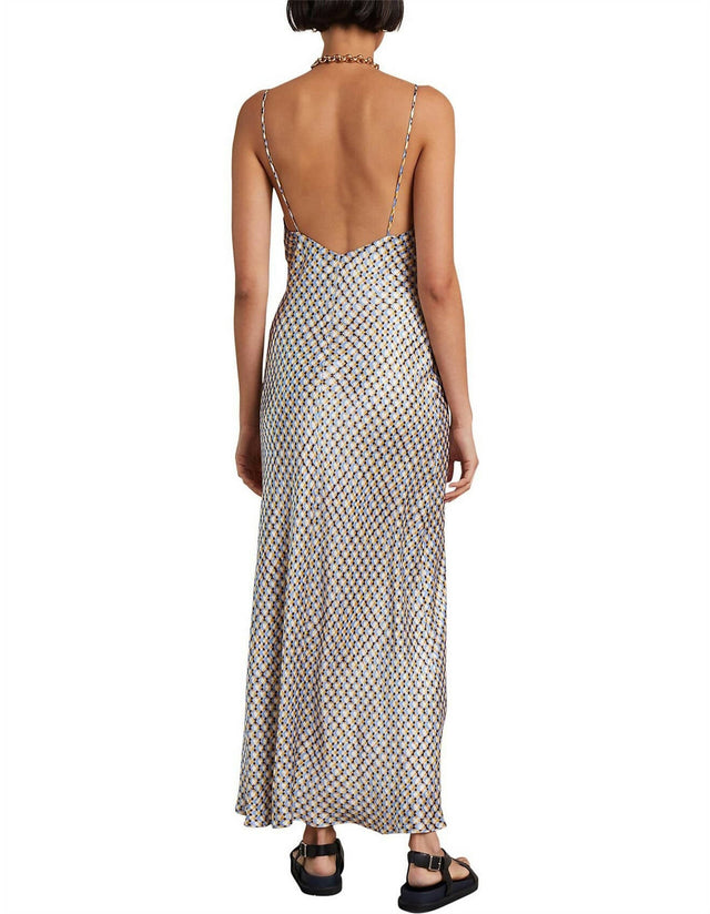 Bec & Bridge Frankie V-Neck Silk Maxi Dress - 8 / Multi - Dresses