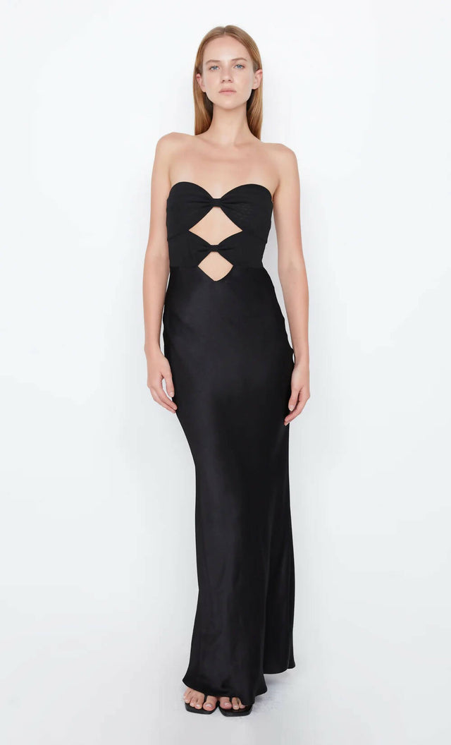 Bec & Bridge Halle Strapless Maxi Dress in Black - Dresses