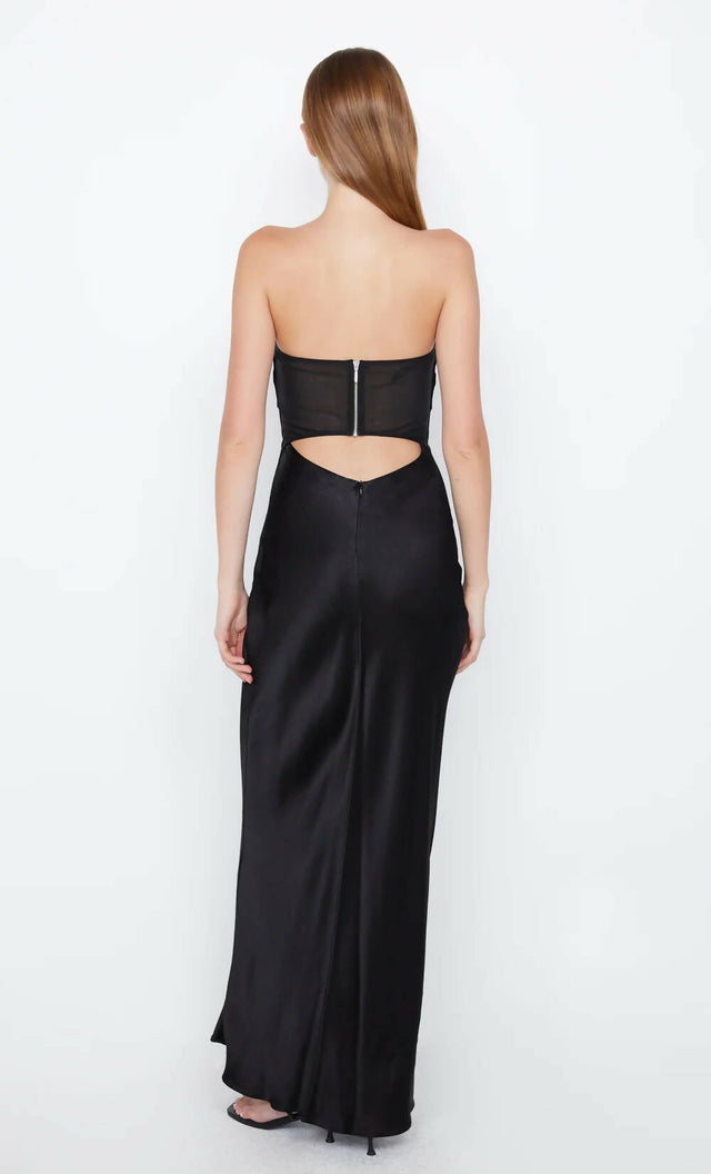 Bec & Bridge Halle Strapless Maxi Dress in Black - Dresses