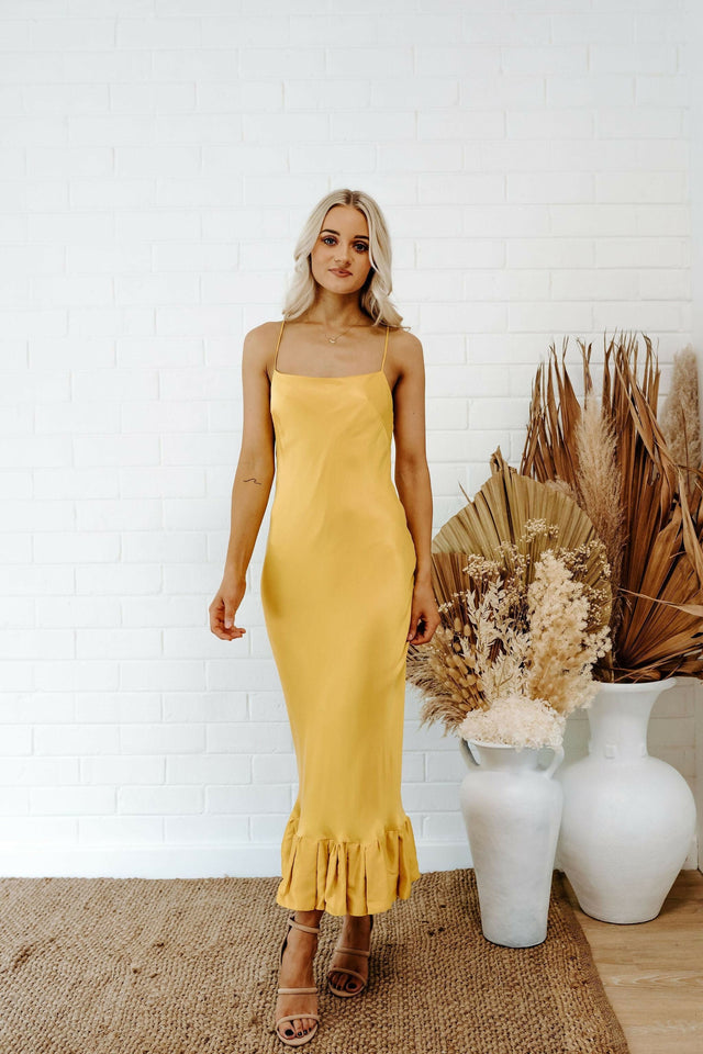 Bec + Bridge Honey Slip - 6 / Yellow - Dresses