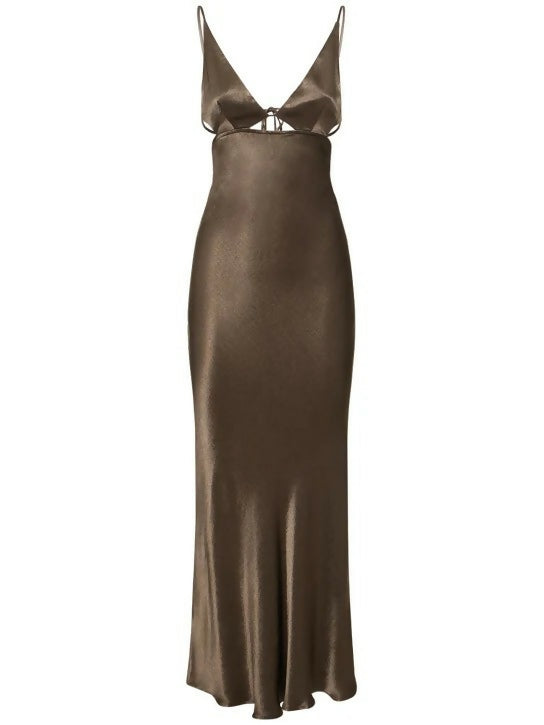 Bec & Bridge Indi Maxi Dress - 8 / Brown - Dresses