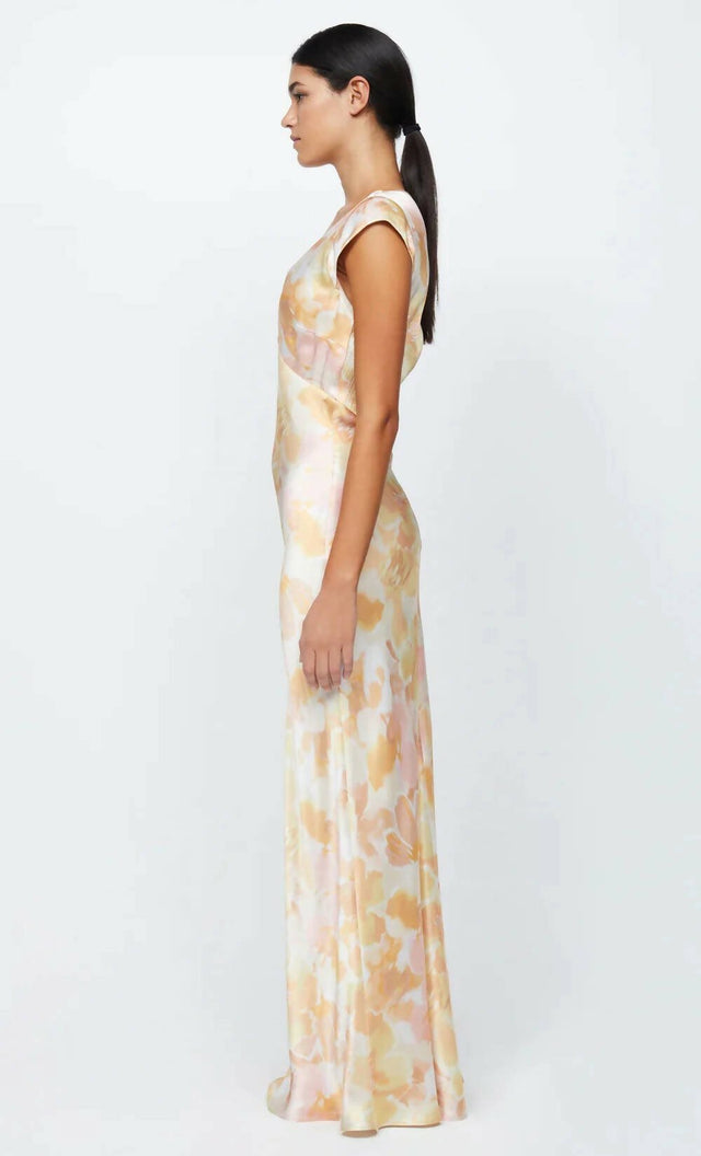 Bec & Bridge - Bec & Bridge Indi V Maxi Dress Floral Haze