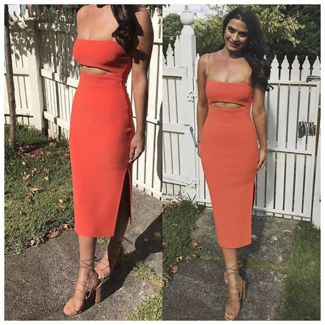 Bec & Bridge Lady Allure Dress Orange - 8 / Orange - Dresses