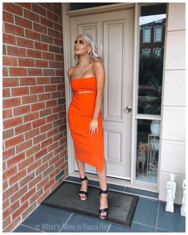 Bec & Bridge Lady Allure Dress Orange - 8 / Orange - Dresses