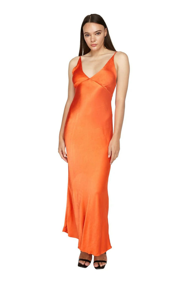 Bec + Bridge Lorelai V Maxi Fire Red - 8 / Red - Dresses