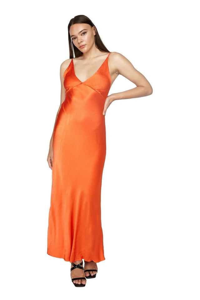 Bec + Bridge Lorelai V Maxi Fire Red - 8 / Red - Dresses