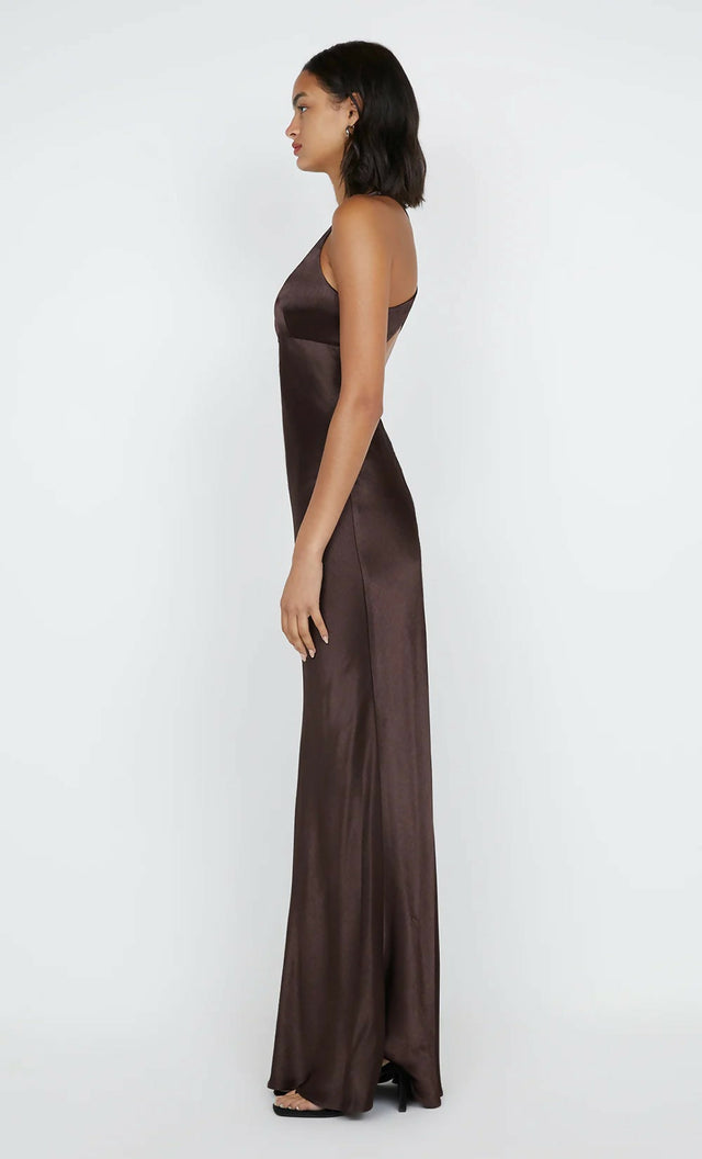 Bec + Bridge Maxina Crossover Dress in Dark Chocolate - Dresses
