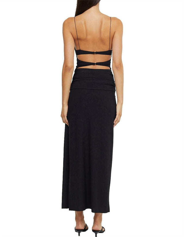 Bec & Bridge Montana Twist Maxi Dress - Black - 10 / Black - Dresses