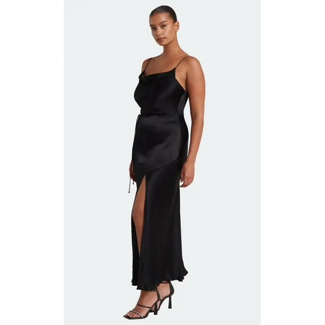 Bec & Bridge Moon Dance Midi Dress - 10 / Black - Dresses