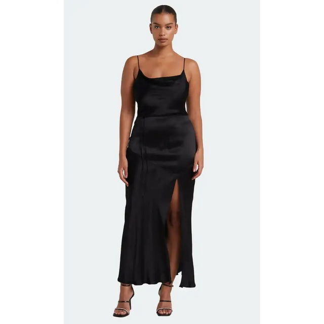 Bec & Bridge Moon Dance Midi Dress - 10 / Black - Dresses