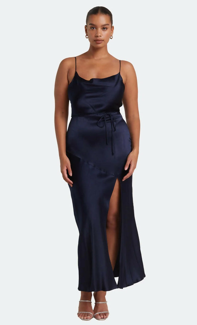 Bec & Bridge Moon Dance Midi Dress - 10 / Blue - Dresses